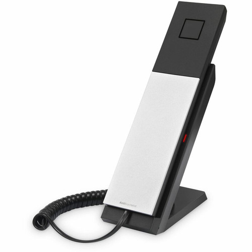 VTech 80-H0E6-06-000 TrimLine 1-Line Analog Corded Phone - Desktop/Wall Mountable - Silver/Black