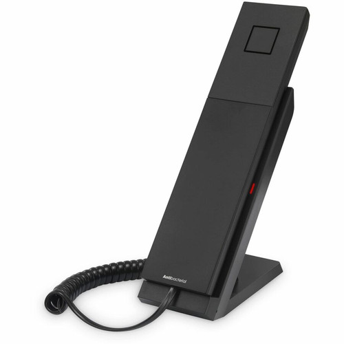 VTech TrimLine 1-Line Analog Corded Phone - Corded - 1 x Total Number of Phone LinesDesktop, Wall Mountable - Matte Black (Fleet Network)