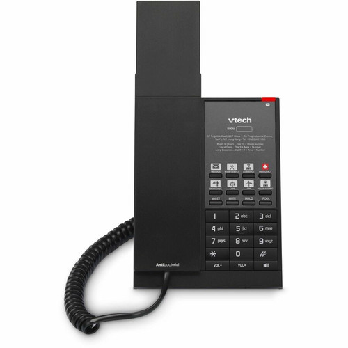 VTech NG-S3211 IP Phone - Corded - Corded - Desktop, Wall Mountable - Matte Black - 1 x Total Line - VoIPNetwork (RJ-45) - PoE Ports (Fleet Network)