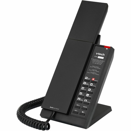 VTech NG-S3212 IP Phone - Corded - Corded - Desktop, Wall Mountable - Matte Black - 1 x Total Line - VoIPNetwork (RJ-45) - PoE Ports (Fleet Network)