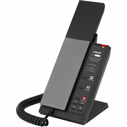 VTech NG-S3212 IP Phone - Corded - Corded - Desktop, Wall Mountable - Black, Gun Metal - 1 x Total Line - VoIPNetwork (RJ-45) - PoE (Fleet Network)