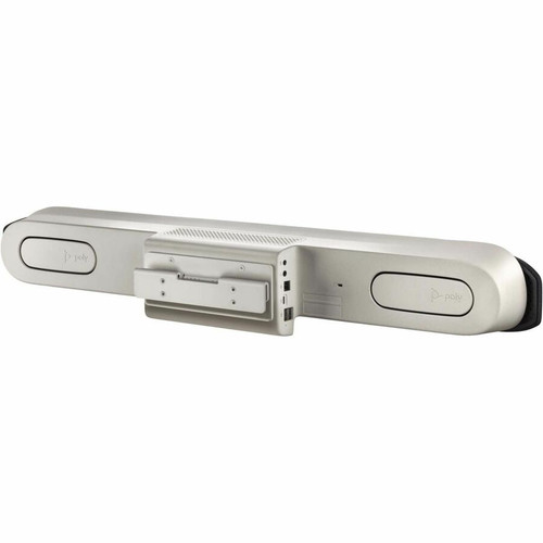 HP Poly 842W2AA#ABA Poly Studio X50 All-In-One Video Bar - 4K UHD Camera - 121° FOV - Internal Mics - Wall Mountable - GSA/TAA/JITC Certified for