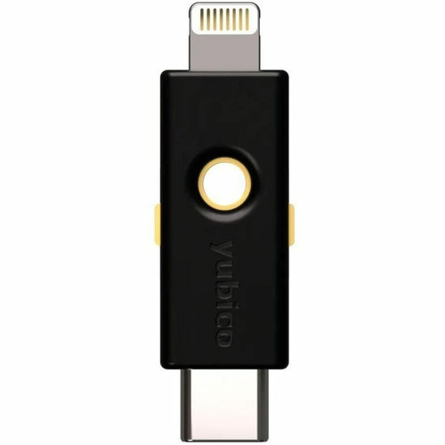 Yubico YubiKey Dual Connector Hardware Security Token For Cross Platform Authentication Encryption ECC PGP RSA 8880001072