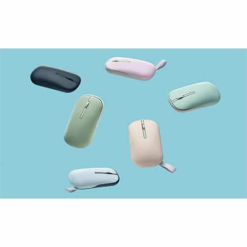Asus ASUS Marshmallow Mouse MD100 (Oat Milk) - Optical - Wireless - 32.81 ft (10000 mm) - Bluetooth/Radio Frequency - 2.40 GHz - Oat - (90XB07A0-BMU0A0)