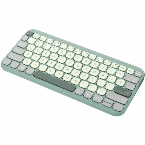 Asus Marshmallow Keyboard KW100 (Green) - Wireless Connectivity - Bluetooth/RF - Compact - 5 - 32.81 ft (10000 mm) - 2.40 GHz - Mac 11 (Fleet Network)