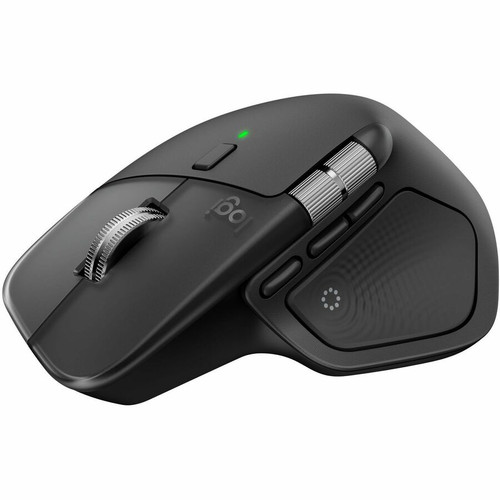 Logitech MX Master 4 Mouse - Darkfield - Wireless - 32.81 ft (10000 mm) - Bluetooth/Radio Frequency - 2.40 GHz - Rechargeable - Black (Fleet Network)