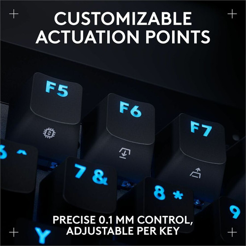 Logitech 920-013131 G PRO X TKL Gaming Keyboard - Magnetic Switches - Tenkeyless - USB-C - RGB Backlight - Black