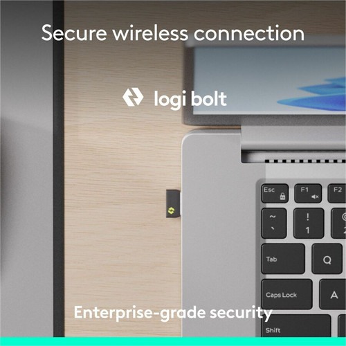 Logitech 920-013271 Signature Slim MK955 Wireless Keyboard & Mouse Combo - Bluetooth 5.1 - USB Type A - Graphite - Quiet Keys - CoPilot Hot Keys