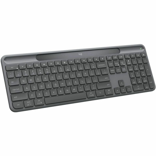 Logitech Signature Slim Solar+ K980 for Business - Wireless Connectivity - Bluetooth/RF - Full-size - 5.1 - 32.81 ft (10000 mm) - 2.40 (Fleet Network)