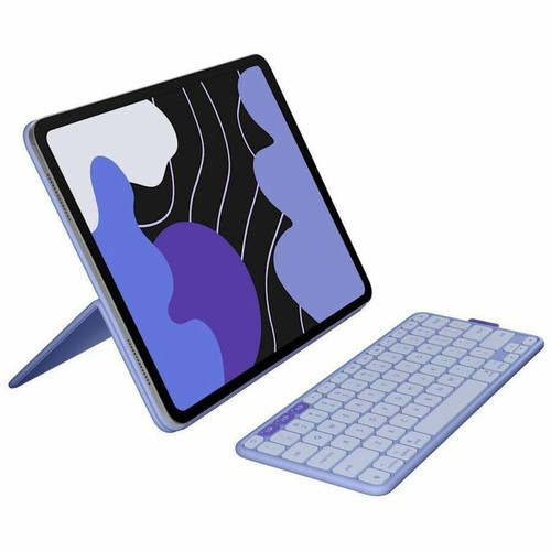 Logitech Flip Folio Keyboard/Cover Case (Folio) for 11" Apple iPad Pro 11 (2024), iPad Air 11 (2024), iPad Air (5th Generation) Tablet (Fleet Network)