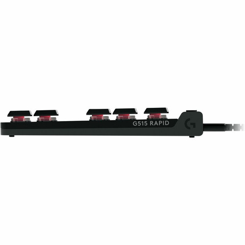 Logitech 920-013855 G G515 RAPID TKL Gaming Keyboard - Magnetic Keyswitch - Tenkeyless - 87 Keys - RGB LED Backlight - USB Type A - Black ( )