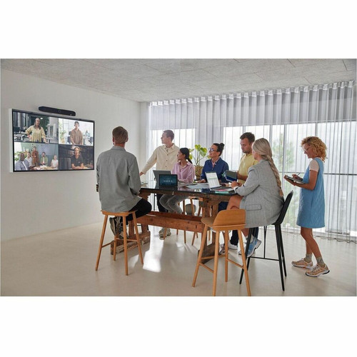 HP Poly 977L6AA#ABA Poly TC10 Black Touch Controller GSA/TAA - Android Meeting Room Scheduler - Wall/Tabletop/Standalone - 1x RJ-45