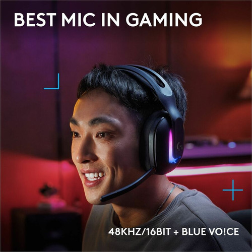 Logitech 981-001491 G522 Gaming Headset - Stereo - Wired/Wireless Bluetooth 5.3 - 98.4 ft Range - Detachable Boom Mic - Black ( )