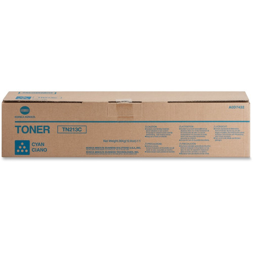 Konica Minolta TN-213C Original Toner Cartridge - Laser - 19000 Pages - Cyan - 1 Each (Fleet Network)