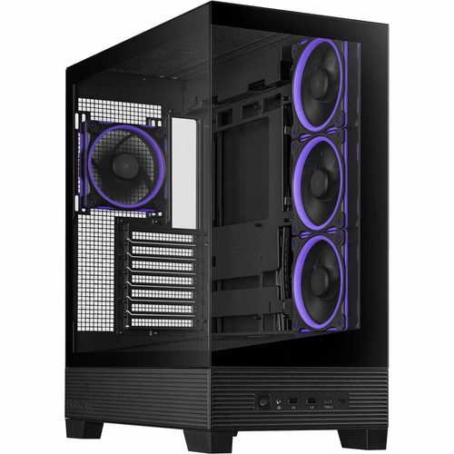 Asus A31 PLUS Case - Mid-tower - Black - Tempered Glass - 2 x Bay - 4 x 120mm Fan(s) Installed - ATX, Micro ATX, Mini ITX Motherboard (Fleet Network)