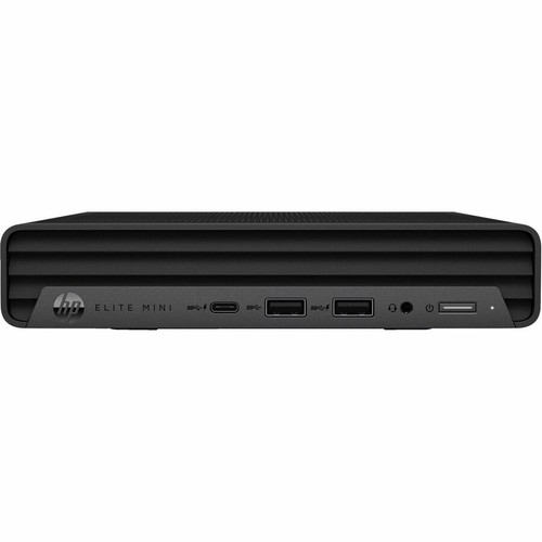 HP Elite 800 G9 Desktop Computer - Intel Core i3 14th Gen i3-14100T - 8 GB - 256 GB SSD - Mini PC - Intel Q670 Chip (Fleet Network)