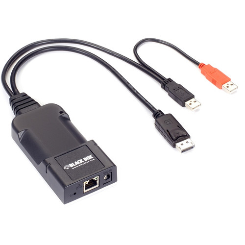 Black Box Agility Zero-U KVM-over-IP Transmitter - DisplayPort - Full HD - 1920 x 1080 Maximum Video Resolution - 1 x Network (RJ-45) (Fleet Network)