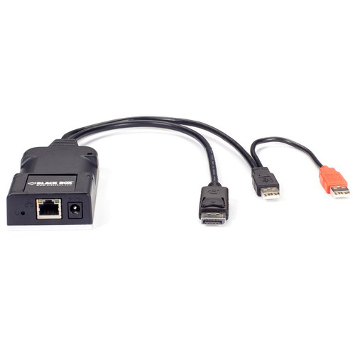 Black Box Agility Zero-U KVM-over-IP Transmitter - DisplayPort - Full HD - 1920 x 1080 Maximum Video Resolution - 1 x Network (RJ-45) (Fleet Network)