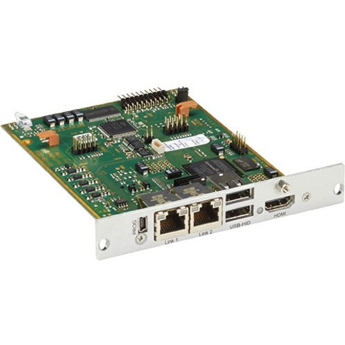 Black Box DKM FX Modular KVM Extender Receiver Interface Card - HDMI, USB-HID, 2X CATx - 1 Computer(s) - 2560 x 1600 Maximum Video - 2 (Fleet Network)