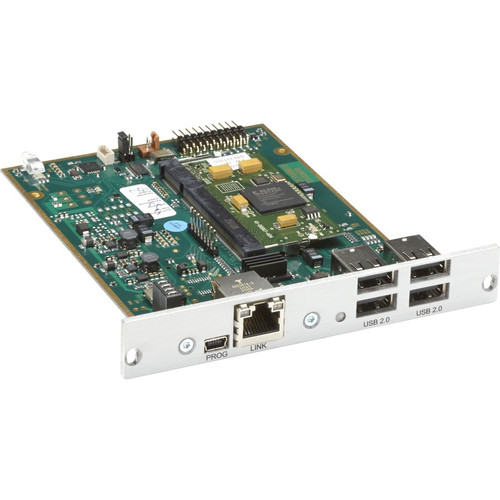 Black Box DKM FX Modular KVM Extender Receiver Expansion Card - USB 2.0 - 480 Mbps, CATx - 1312 ft (399897.60 mm) Range - 1 x Network (Fleet Network)