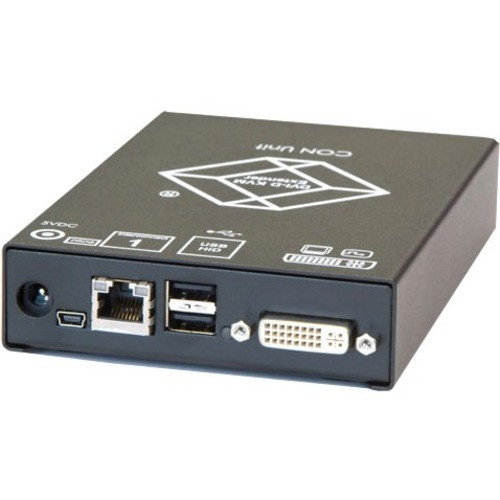 Black Box KVM Console - 1 Remote User(s) - 459.32 ft (140000 mm) Range - WUXGA - 1920 x 1200 Maximum Video Resolution x Network - 2 x (Fleet Network)