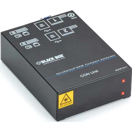 Black Box KVM Console - 1 Remote User(s) - 460 ft (140208 mm) Range - WUXGA - 1920 x 1200 Maximum Video Resolution x Network (RJ-45) - (Fleet Network)