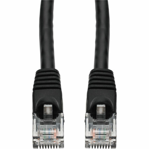 AddOn 25-Pack 3ft Black CAT 6A PVC Ethernet Cable Snagless Bubble Boot RJ-45 M/M - 3 ft (0.91 m) Category 6a Network Cable for Network (Fleet Network)