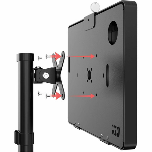 Compact Display Stand For Screens Up To 27 Inches With Light Duty Load Capacity Digital Support Height Screen CTA Lb Mm G X ADD-VADMB