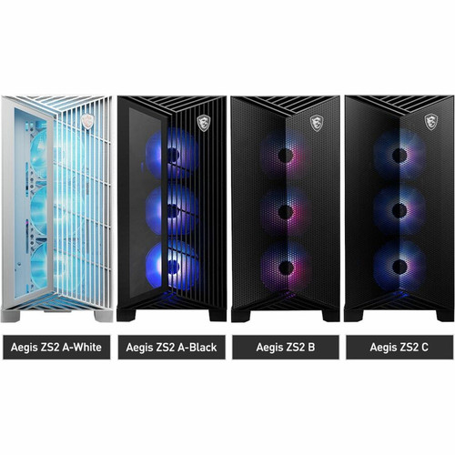 MSI Aegis High Performance Gaming Desktop Black AMD Ryzen 9 32 GB 2 TB NVMe SSD Computer Express PCI AeZS2C9NVV1279