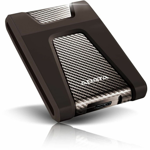 Adata AHD650-2TU31-CBK HD650 2 TB External Hard Drive - USB 3.2 (Gen 1) - 256-bit AES Encryption - Black - Gaming Console Supported
