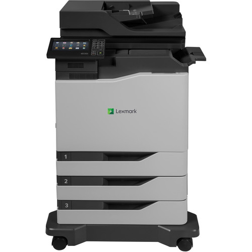 Lexmark CX820dtfe Laser Multifunction Printer - Color - Copier/Fax/Printer/Scanner - 52 ppm Mono/52 ppm Color Print - 1200 x 1200 dpi (Fleet Network)
