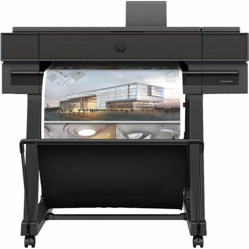 HP Designjet T870 Inkjet Large Format Printer - 24" (609.60 mm) Print Width - Color - 4 Color(s) - 21 Second Color Speed - 2400 x 1200 (Fleet Network)