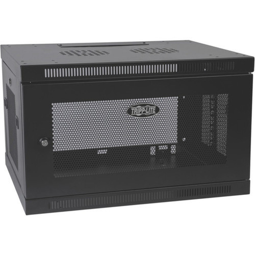 Tripp_Lite_SmartRack_6U_Low-Profile_Switch-Depth-Plus_Wall-Mount_Rack_Enclosure_Cabinet_-_For_Server_-_6U_Rack_Height_x_19_48260_x_SRW6UDP