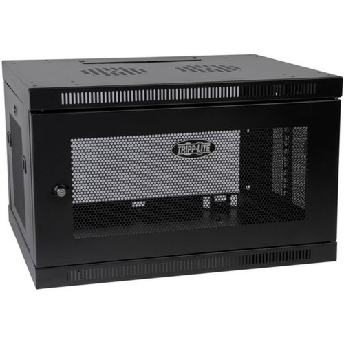 Tripp_Lite_SmartRack_6U_Low-Profile_Switch-Depth-Plus_Wall-Mount_Rack_Enclosure_Cabinet_-_For_Server_-_6U_Rack_Height_x_19_48260_x_SRW6UDP
