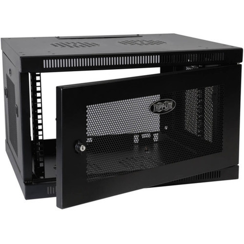 Tripp_Lite_SmartRack_6U_Low-Profile_Switch-Depth-Plus_Wall-Mount_Rack_Enclosure_Cabinet_-_For_Server_-_6U_Rack_Height_x_19_48260_x_SRW6UDP