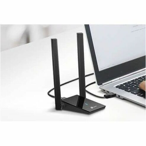 TP-Link Archer TX20U Plus IEEE 802.11 a/b/g/n/ac/ax Dual Band Wi-Fi Adapter for Desktop Computer - USB 3.0 - 1.76 Gbit/s - 2.40 GHz - (ARCHERTX20UPLUS/CA)