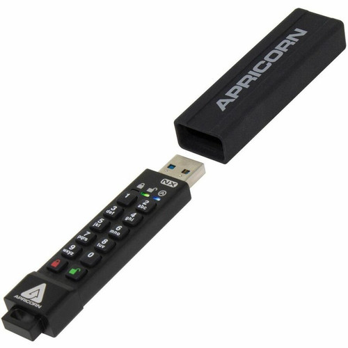 Apricorn Aegis Secure Key 3NX 512GB Usb 3.2 (gen 1) type a Flash Drive - 512 GB - USB 3.2 (Gen 1) Type A - 171 MB/s Read Speed - 160 - (Fleet Network)