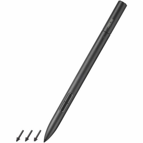 Asus Pen 2.0 SA203H Stylus - Bluetooth - 1 - Replaceable Stylus Tip - Plastic, Metal - Black - Notebook Device Supported (Fleet Network)