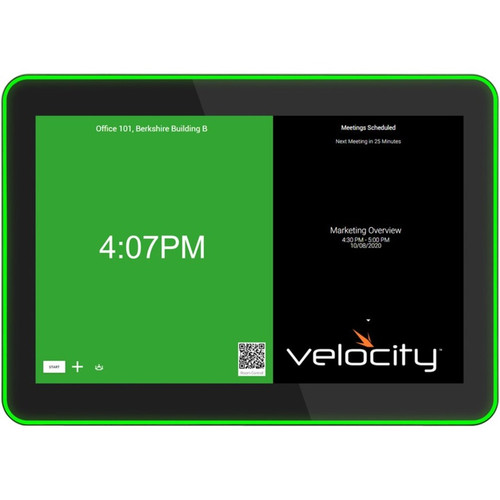Atlona Velocity System 10 Inch Wired Touch Panel For Room Control And Collaboration AT-VTP-1000VL-BL
