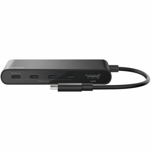 Belkin AVC021FQBK Connect 5-Port USB-C Hub - 4x USB-C - 1 x 4K HDMI - 10 Gbps - 100W PD - Docking Station - Black