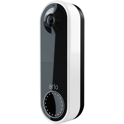 Arlo Essential Wire-Free Video Doorbell, White - AVD2001 - Arlo Essential Wire-Free Video Doorbell - HD Video, 180&deg; View, Night 2 (Fleet Network)