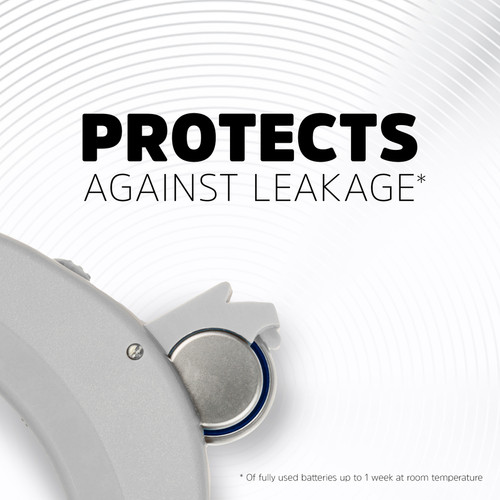 Energizer AZ10DP-24 EZ Turn & Lock Size 10 Hearing Aid Batteries - 24-Pack - Yellow