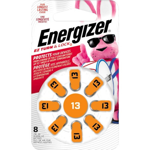 Energizer AZ13DP Coin Cell Hearing Aid Battery - For Hearing Aid - 1.4 V DC - 8 (Fleet Network)