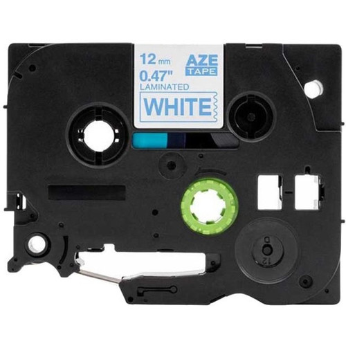 Genuine Premium Tape AZ233 Label Tape - Alternative for Brother TZe-233 - 1/2" x 26' (12 mm x 8 m) - Blue on White - 1 Pack