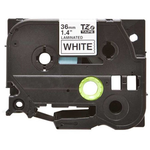 Genuine Premium Tape AZ261 Label Tape - Alternative for Brother TZe-261 - 1-1/2" x 26' (36 mm x 8 m) - Black on White - 1 Pack
