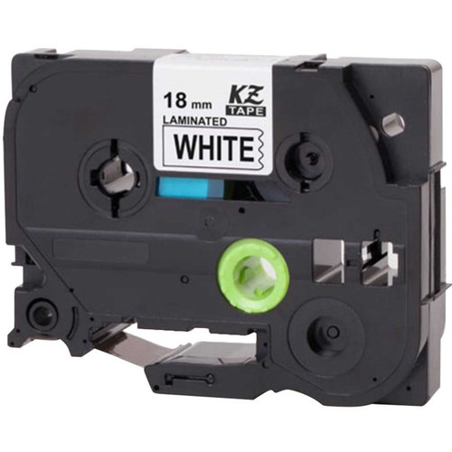 Genuine Premium Tape AZS241 Label Tape - Alternative for Brother TZe S-241 - 3/4" x 26' (18 mm x 8 m) - Black on White - 1 Pack