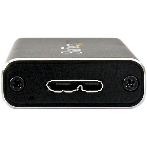 StarTechcom_USB_31_Gen_2_10Gbps_mSATA_Drive_Enclosure_-_Aluminum_-_Portable_Data_Storage_for_mSATA_and_mSATA_Mini_Half-Size_-_1_SMS1BMU313