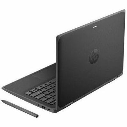 HP Pro x360 Fortis G11 11.6" Touchscreen Rugged Convertible 2 in 1 Notebook - HD - 60 Hz - Intel N-Series N200 - 8 GB - 256 GB SSD - - (BA4F0UP#ABA)