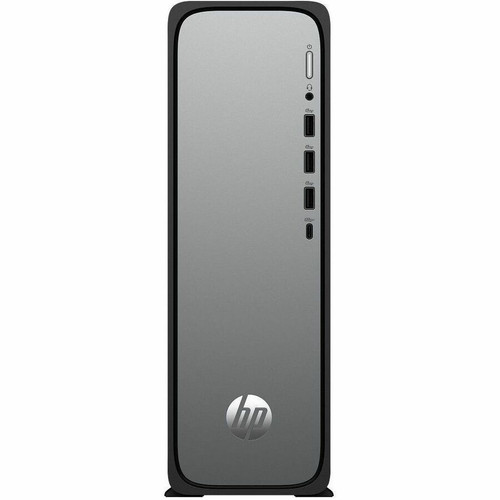 HP OmniDesk s03-0000i S03-0039 Desktop Computer - Intel Core i3 14th Gen i3-14100 - 8 GB - 512 GB SSD - Slim PC - Meteor Silver, Jack (Fleet Network)