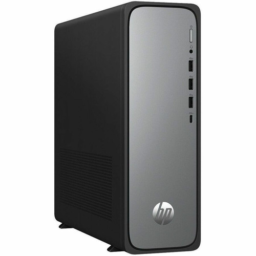 HP OmniDesk s03-0000i S03-0039 Desktop Computer - Intel Core i3 14th Gen i3-14100 - 8 GB - 512 GB SSD - Slim PC - Meteor Silver, Jack (Fleet Network)